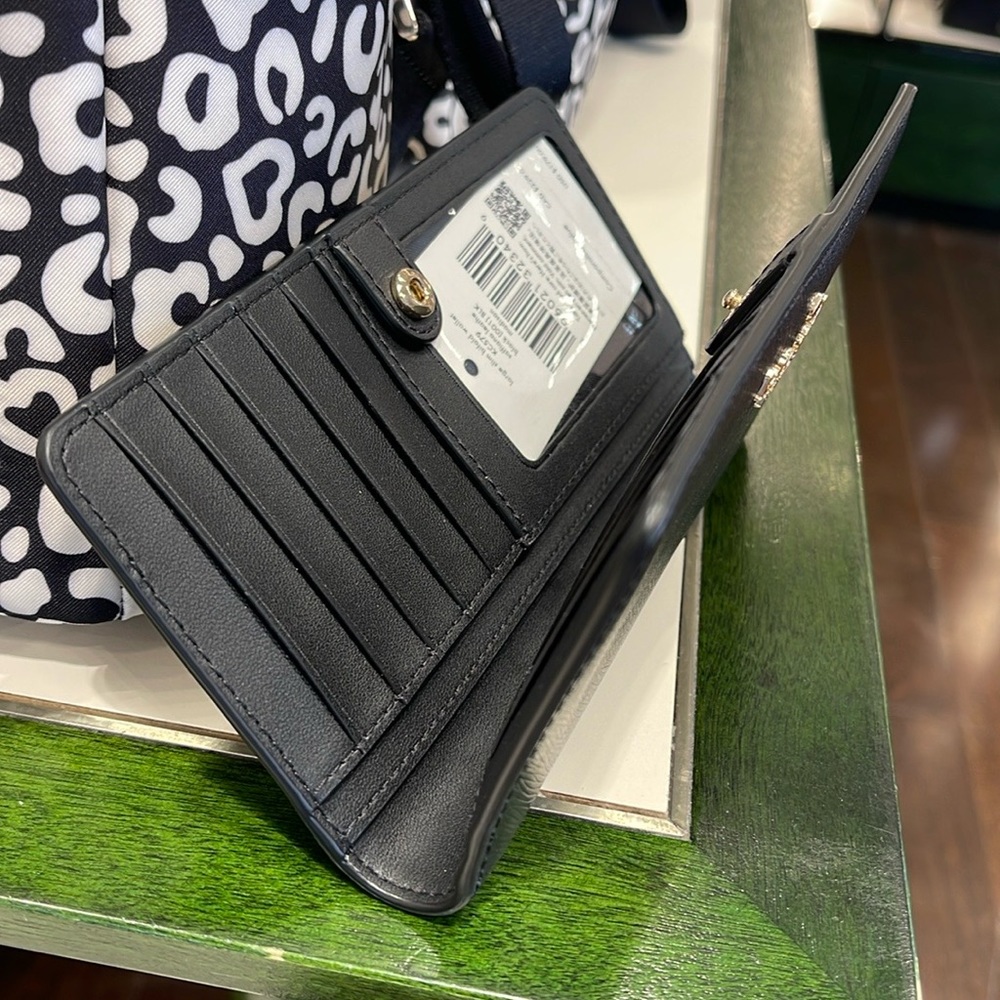 Kate Spade Madison Large Slim Bifold Wallet
Black 
NWT - Picture 10 of 16